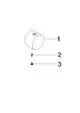 DORNBRACHT Griff ERSATZTEILE 90208804000 98 x 64 x 64 mm Platin gebürstet, 90208804000-06 Galeriebild 2